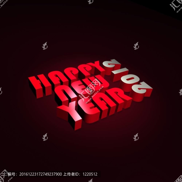 2012新年快樂背景