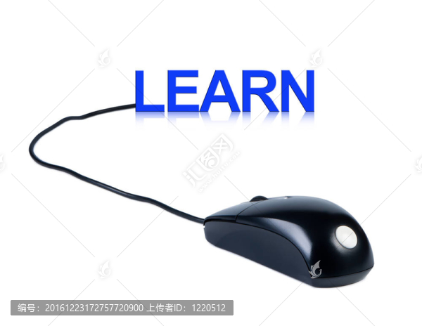 計(jì)算機(jī)鼠標(biāo)與單詞學(xué)習(xí)。