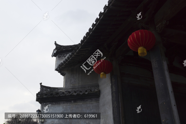 安徽宏村月沼古建筑