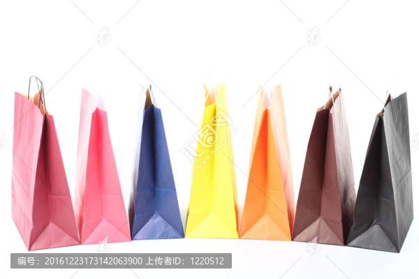 購物棕色禮品袋背景