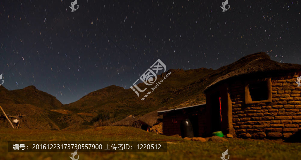 夜空中的星星條紋