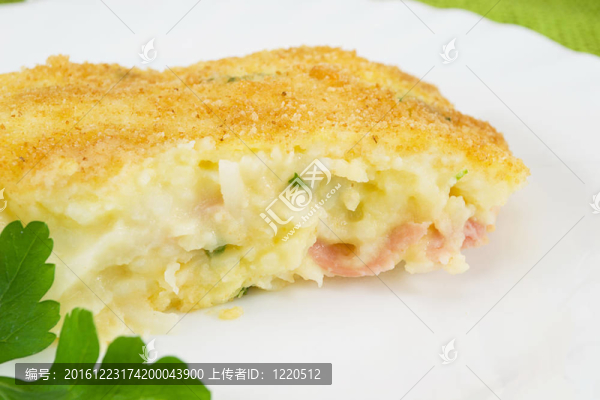 火腿芝士土豆餅