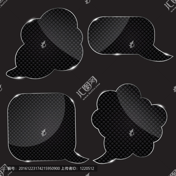現(xiàn)實(shí)玻璃演講氣泡集。插畫。