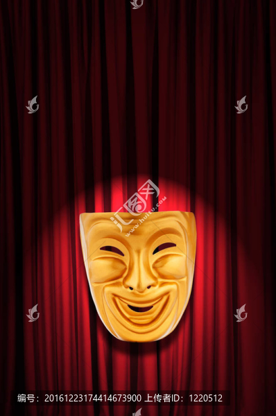 帶面具的戲劇表演概念