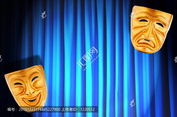 帶面具的戲劇表演概念