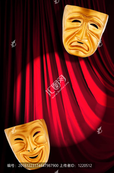 帶面具的戲劇表演概念