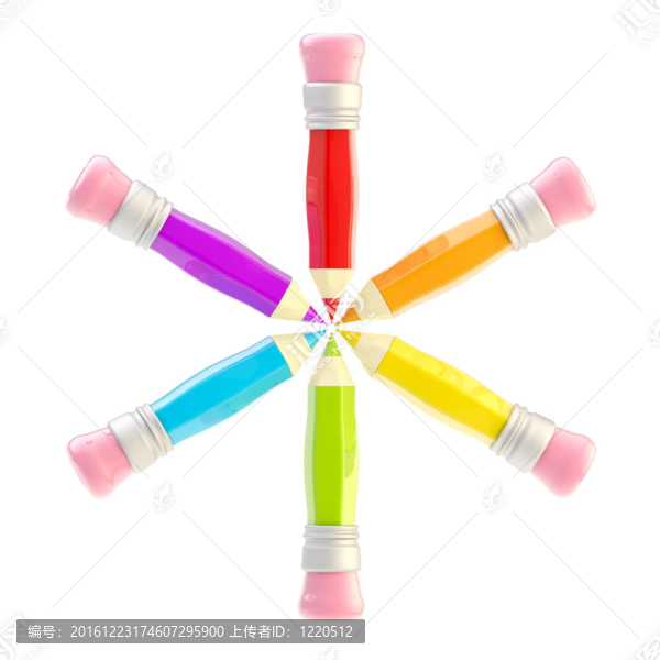 彩虹鉛筆的組成