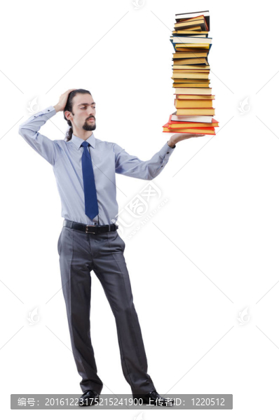商人與白色書籍