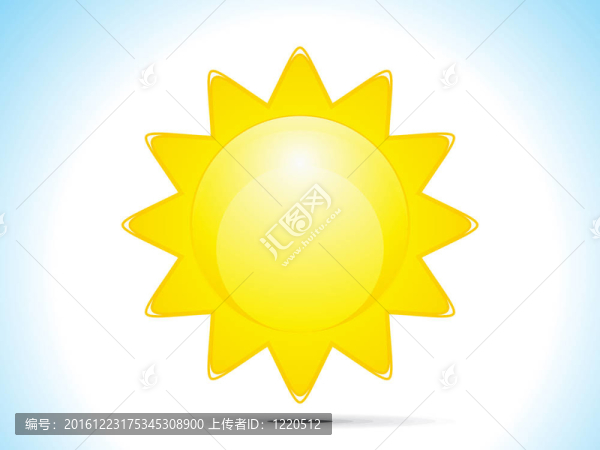 摘要太陽圖標
