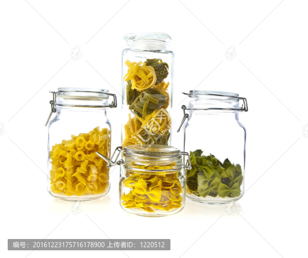 白色的面食罐