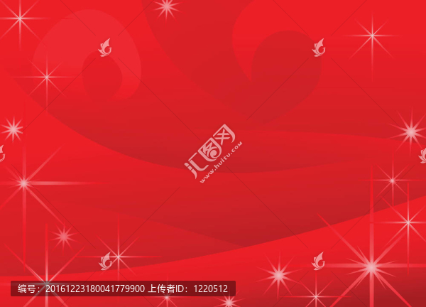 魔力紅波背景與閃耀的光。