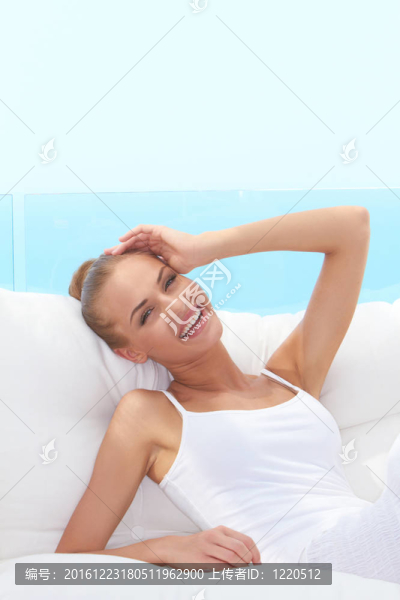 活潑笑美女