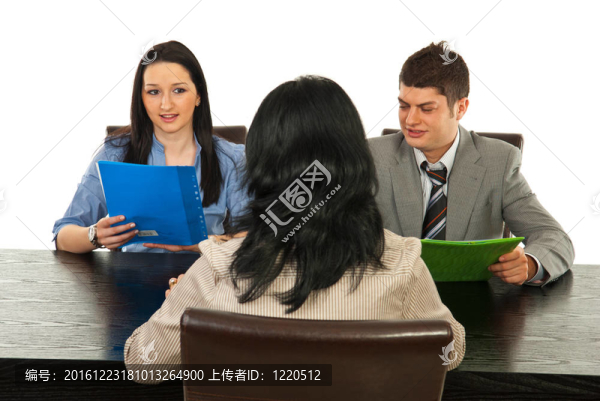 面試的人