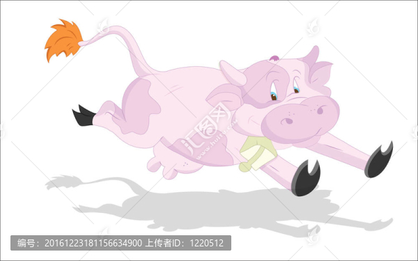 奔跑的牛