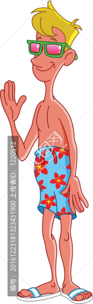 海灘上的人