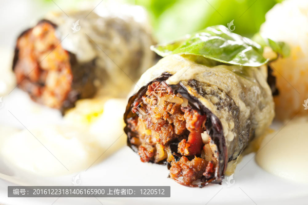 釀菜卷上板特寫