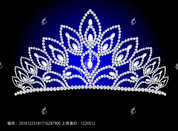 美麗的女性結(jié)婚珍珠王冠
