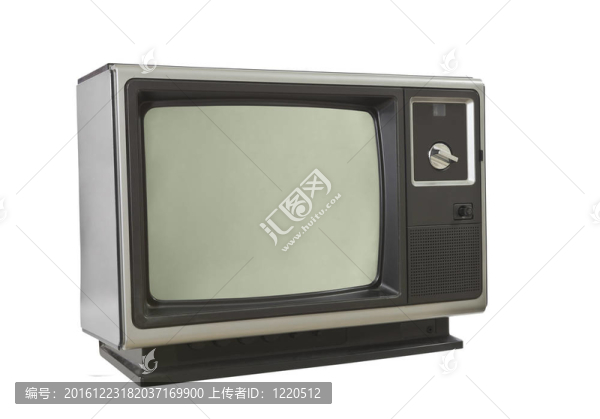 舊貨1970的電視孤立White