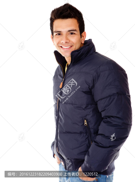 穿夾克的男人