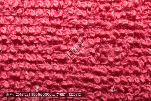 紅色毛巾背景；特寫(xiě)