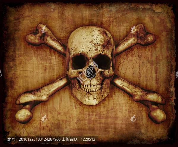 在paerchment骷髏