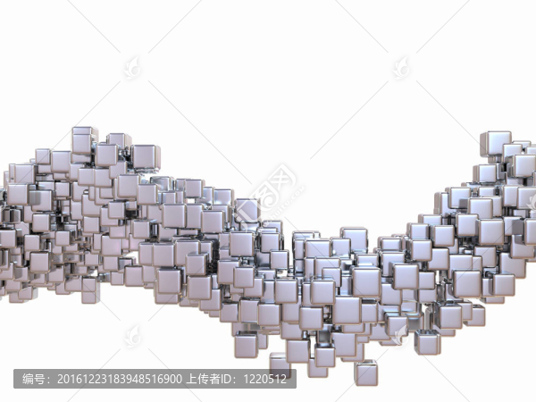 立方體.抽象立方體背景。3d