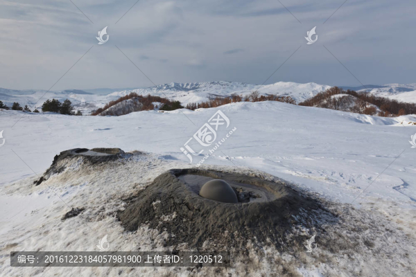 Buzau泥火山；羅馬尼亞
