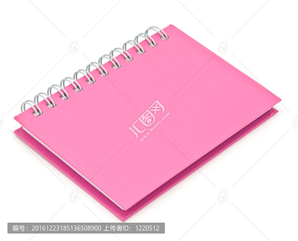 活頁(yè)夾書或粉紅色筆記本