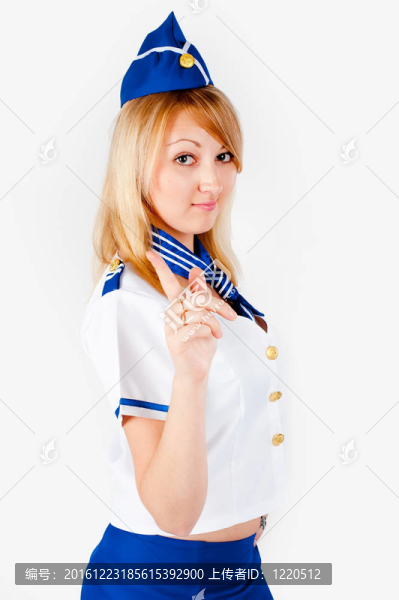 年輕漂亮的空姐