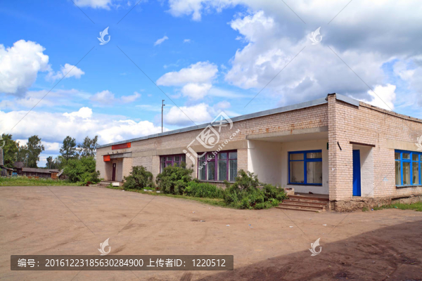 農(nóng)村街道青磚建筑