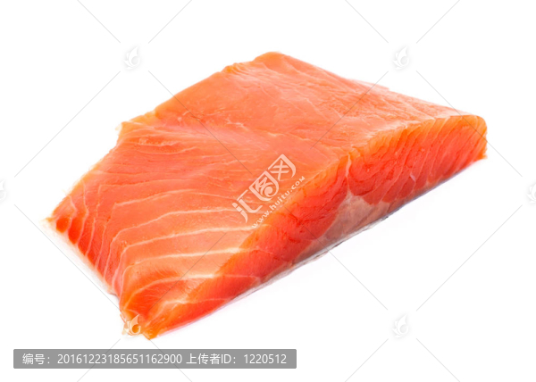 新鮮的三文魚(yú)牛排