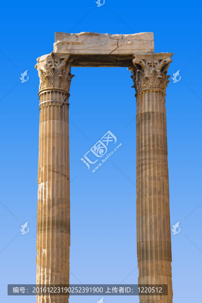 Athens的宙斯神廟；在美國(guó)的首都，位于美國(guó)的首都，位于美國(guó)首都的首都，