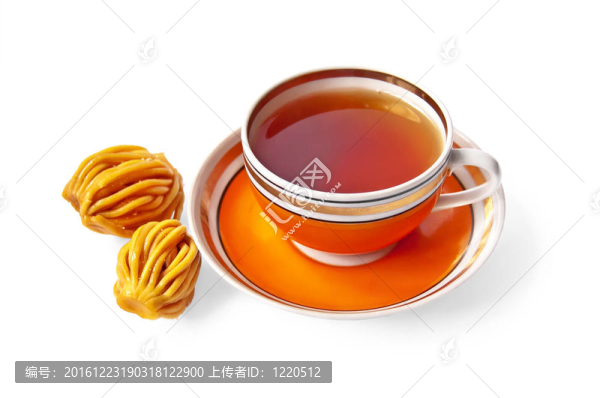 橘子杯里的茶