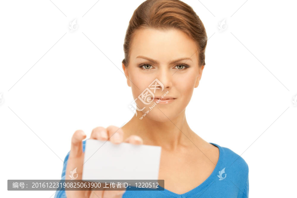 帶名片的女人