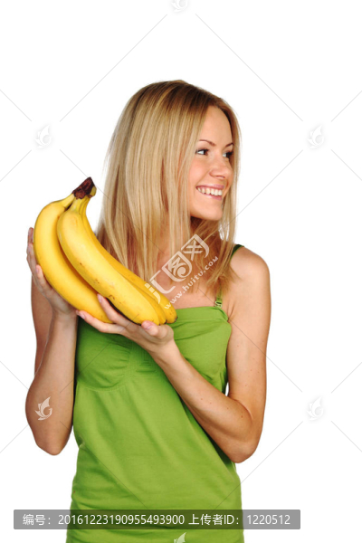 女人和香蕉