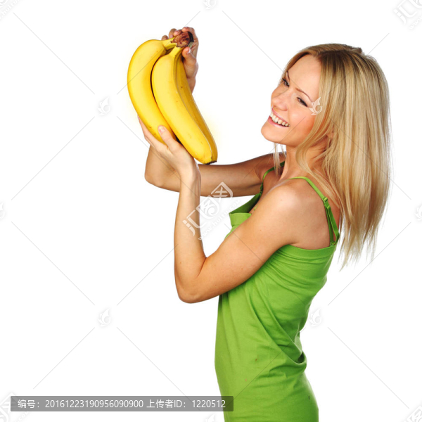 女人和香蕉