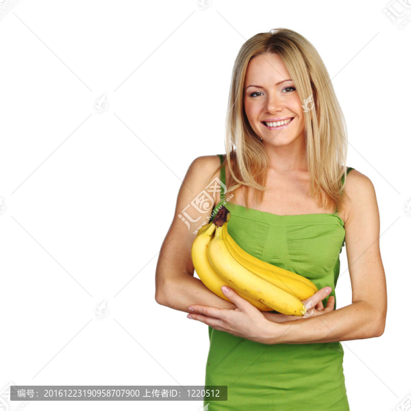女人和香蕉