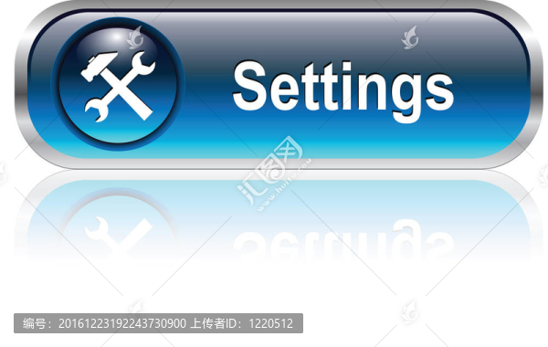 設(shè)置圖標(biāo)；按鈕