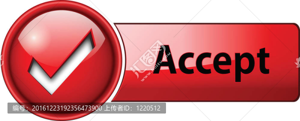 接受圖標(biāo)；按鈕