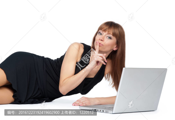 女士與電腦