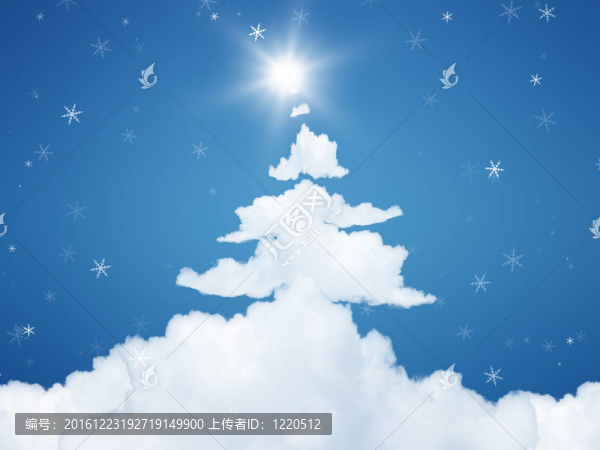 圣誕節(jié)的云