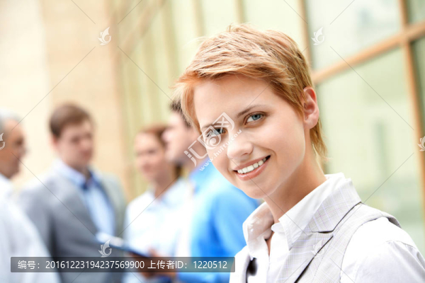 年輕的女商人