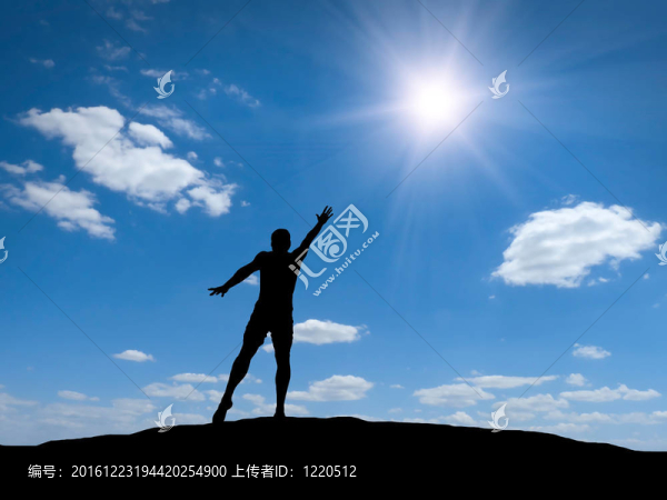 人在頂端
