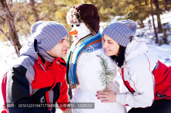 雪人夫婦