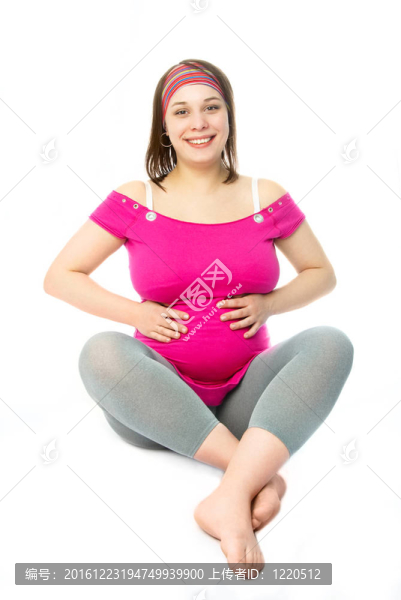 快樂的孕婦
