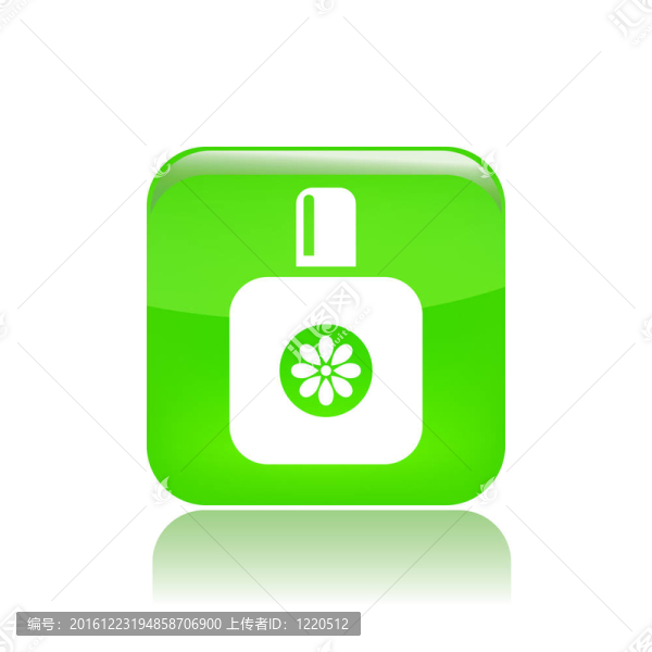 插畫單個(gè)圖標(biāo)depictin香水的概念