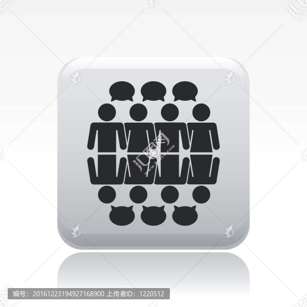社交網(wǎng)絡單一圖標圖標說明