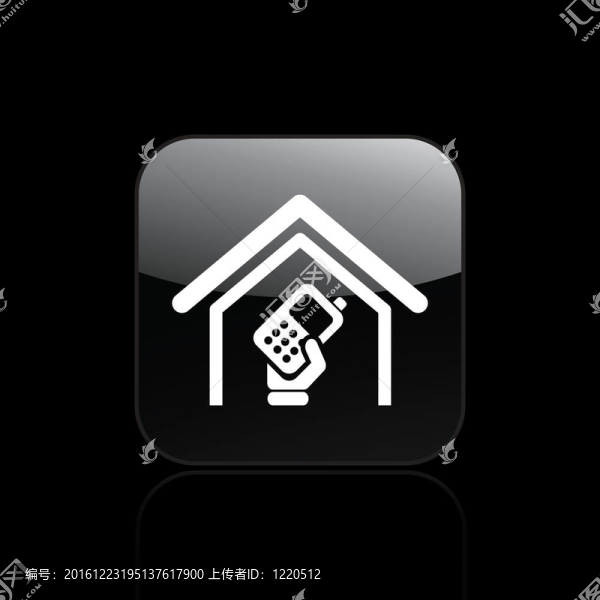 說明單個(gè)孤立手機(jī)圖標(biāo)