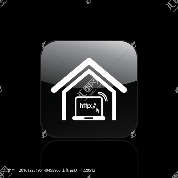 說明單孤立連接網絡圖標