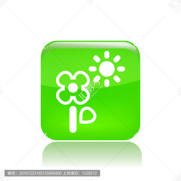 插圖單孤立花卉圖標(biāo)
